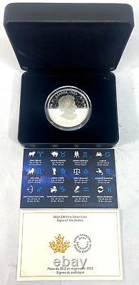 2022 Canada $30 Fine Silver Coin Signs of the Zodiac