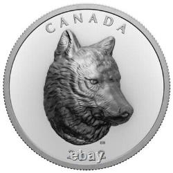 2022 Canada TimberWolf Extraordinary Hi Relief 1 oz Silver $25Coin SOLD OUT@MINT