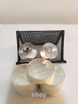 2022 Canadian 1 oz Silver Bullion Roll 25 Coins