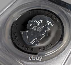 2023 $20 Canada Silver Maple Leaf Coin Super Incuse Rhodium Pcgs Pr69