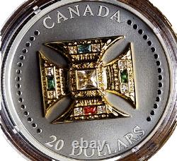 2023 $20 Fine Silver Coin Saint Edward's Crown. Expertly Struck by the RCM