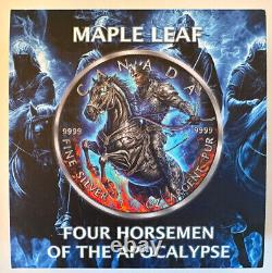 2023 Canada Maple Leaf Four Horsemen of the Apocalypse White Horse Edition 1