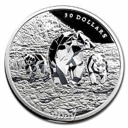 2023 RCM 2 oz Silver $30 Multifaceted Animal Family Grizzly Bear SKU#278649