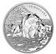 2023 Rcm 2 Oz Silver $30 Multifaceted Animal Family Grizzly Bears