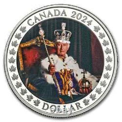 2024 Canada $1 KING CHARLES III CORONATION 1st Anniv Silver Proof NGC PF70 FR