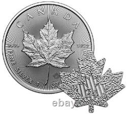 2024 Canada 1 oz Silver Maple Leaf Coin. 999 Fine BU (Lot of 10) FAST SHIPPING