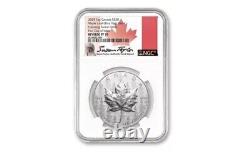 2024 Canada $20 1oz Silver Maple Leaf Pulsating Forest UHR NGC PF70 FDOI Signed