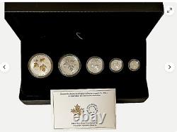 2024 Canada 5-Coin Silver Canada's Autumn Beauty Fractional Set