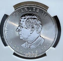 2024 Canada $5 Maple Leaf NGC MS69 Congratulation Privy Silver Mintage 25k WithCOA