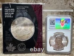 2024 Canada $5 Maple Leaf NGC MS69 Congratulation Privy Silver Mintage 25k WithCOA