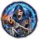 2024 Canada Maple Leaf Grim Reaper Armageddon Vii 1oz Silver Ennobled Coin