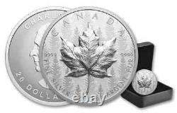 2024 Canada Pulsating Forest Maple Leaf 1 Oz Silver Ultra High Relief $20 Coin