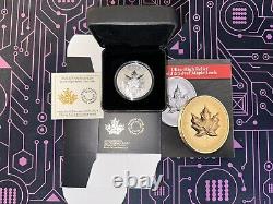 2024 Canada Pulsating Forest Maple Leaf 1 Oz Silver Ultra High Relief $20 Coin