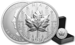 2024 Canada Pulsating Forest Maple Leaf 1 Oz Silver Ultra High Relief $20 Coin