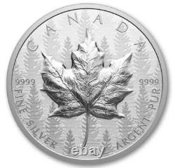 2024 Canada Pulsating Forest Maple Leaf 1 Oz Silver Ultra High Relief $20 Coin