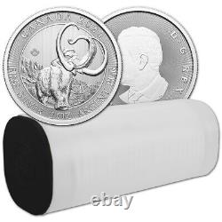 2024 Canada Silver Ice Age Woolly Mammoth 2 oz $10 14 Coin Mint Tube