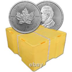 2024 Canada Silver Maple Leaf 1 oz $5 BU Sealed 500 Coin Monster Box