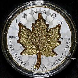 2024 Canada Super Incuse Silver Maple Leaf? SML Gilded 1 oz Proof Coin