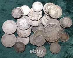 33 Sterling Silver Canadian Coins, Various Denominations. 925 Silver Coins