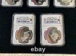 (5) 2008 Canada $25 Vancouver Olympic Coins Hologram NGC PF 69 UC Set