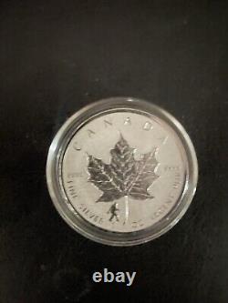 $5 2016 1oz. 999 Silver Maple Leaf Bigfoot Privy Reverse Proof, Set of 2 Coins