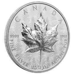 5 oz 2024 Ultra High Relief Maple Leaf Silver Coin Royal Canadian Mint