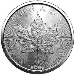 (5x) 2023 Canada 1 oz Silver Maple Leaf $5 Coin