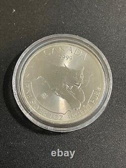 Canada 1 oz. Silver Predator Series 2016 Cougar/2017 Lynx/2018 Wolf/2019 Bear