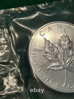 Canada 1997 Silver Maple Leaf RCM Sealed Pristene And UNC