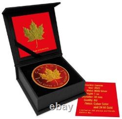 Canada. 5 Dollars 2022 Royal Red Maple Leaf, 1 Oz (. 999) Silver Coin UNC