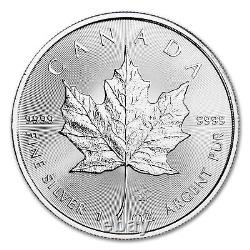 Canadian Maple Leaf Silver Bullion Coins Brilliant Uncirculated 10pcs