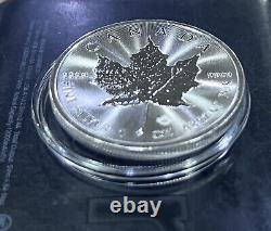 Lot Of 3-2022 1 oz Canadian Silver Maple Leaf Coin (BU) Last Year With Queen