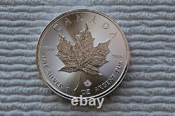 Lot of 10= Ea. 1 Troy oz 2021 Mint Canadian Silver Maple Leaf BU Uncirculated