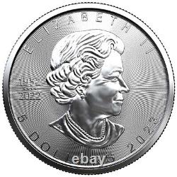 Monster Box of 500 2023 Canada 1 oz. 9999 Fine Silver $5 Maple Leaf Coin BU