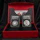 Pride Of Two Nations Silver Eagle And Canadian Maple Leaf 2 Coin Set