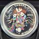 Proof Silver 2019 Canada $30 Fancy Dance 2 Oz Colorized With Original Box & Coa