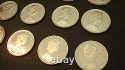 Roll Of 20 1967 Canadian Silver Dollars Au/unc 80% Silver 12 Ounces Of Silver
